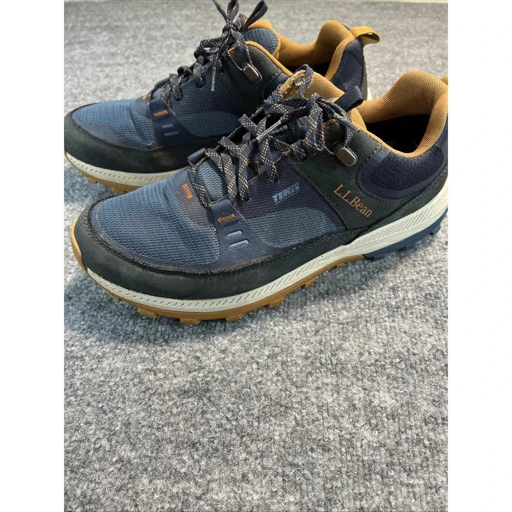 L.L. Bean Men's Access Hiking Shoes Waterproof Carbon Navy Size 10 M - No Box